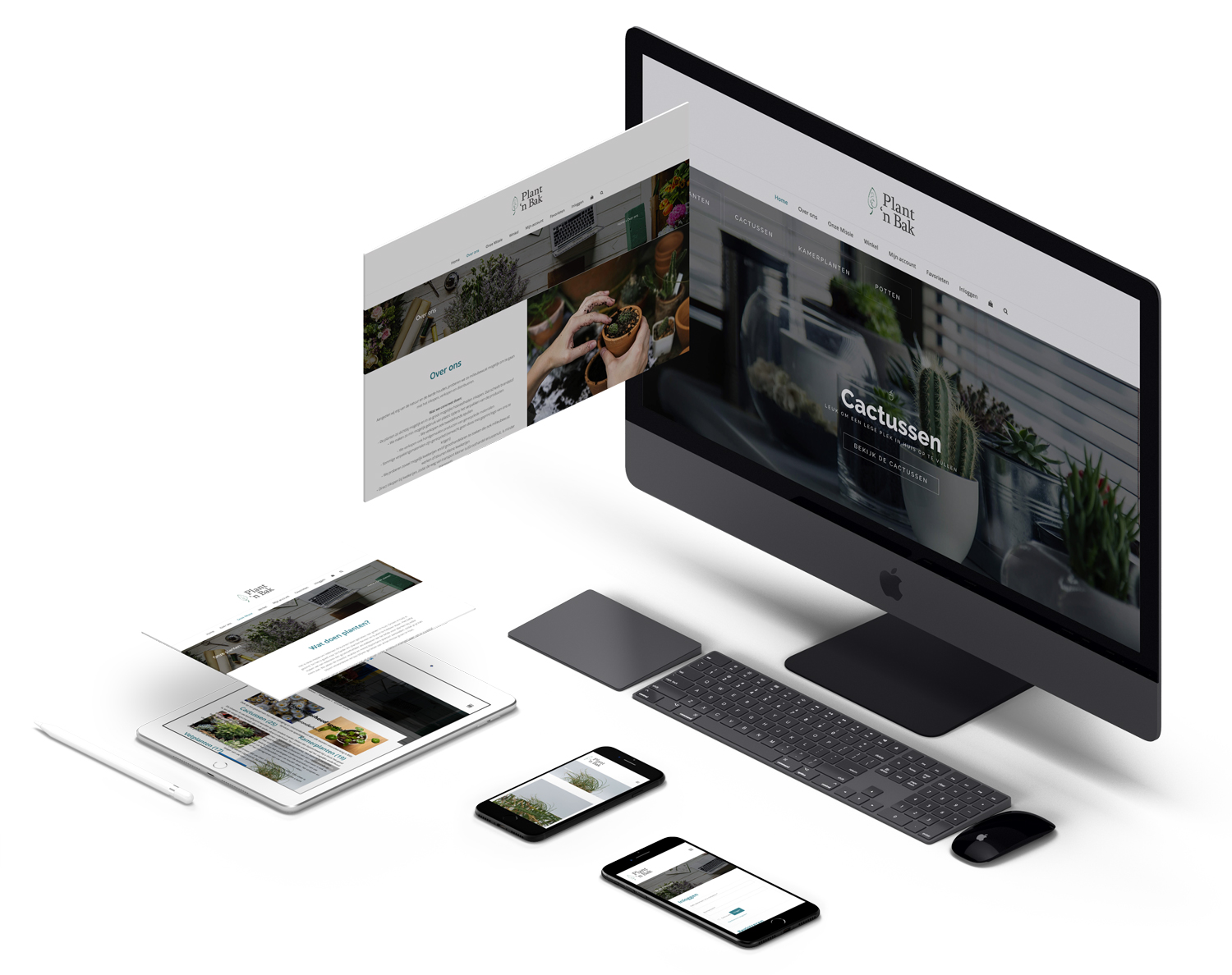 PixelJoy Webdesign Bureau - Webshop Realisatie Plant 'n Bak